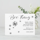 Invitation Boo Thang Déplaisant Spiders Halloween Party (Debout devant)