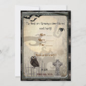 Invitation Boo-Tilicious Halloween ÉVÉNEMENT PARTIE (Dos)