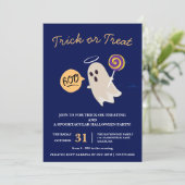 Invitation Boo Trick ou Treat Halloween Party (Debout devant)