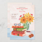 Invitation Book Club Party (Devant / Derrière)