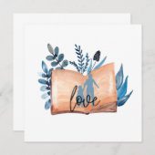 Invitation Book Love (Devant / Derrière)