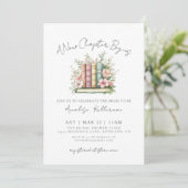 Invitation Book New Chapter Floral Bridal Shower (Debout devant)