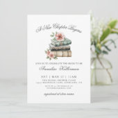 Invitation Book New Chapter Floral Bridal Shower (Debout devant)