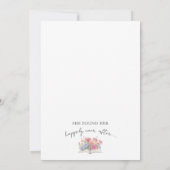 Invitation Book Watercolor Floral Bridal Shower (Dos)