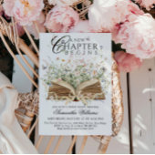 Invitation Book Wildflower A New Chapter Begin bridal Shower
