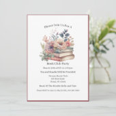 Invitation Bookworm professionnel, Book Club (Debout devant)