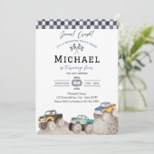 Invitation Boom Crash Monster Truck Bash Invite (Debout devant)