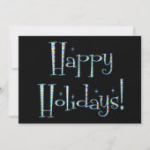 Invitation Boomerang Joyeuses Vacances ! (Devant)