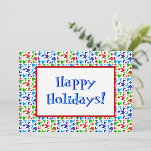 Invitation Boomerangs de vacances (Debout devant)