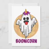 Invitation Boonicorn || Halloween (Devant)