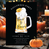 Invitation Boos and Brews Halloween Party