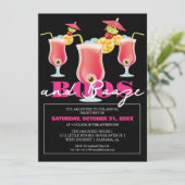 Invitation Boos et alcool éffrayant Adult halloween party (Debout devant)