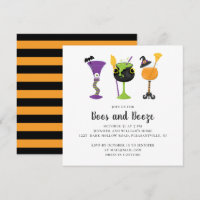 Boos et alcool. soirée cocktails costumés d'Hallow