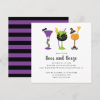 Boos et alcool. soirée cocktails costumés d'Hallow