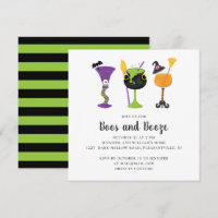 Boos et alcool. soirée cocktails costumés d'Hallow