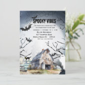 Invitation Boos et Booze Adult Halloween Party (Debout devant)