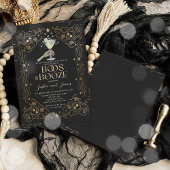 Invitation Boos Et Booze Adulte Halloween Parti Gothique