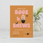 Invitation Boos et brasse une belle Halloween (Debout devant)