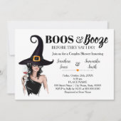 Invitation Boos et de l'alcool avant que je ne les couples do (Devant)