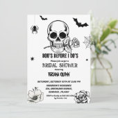 Invitation Boos Halloween moderne avant la Fête des mariées I (Debout devant)