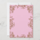 Invitation Boot De Cowboy Rose Gettin' Hitted Bachelorette (Dos)