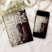 Invitation Boot rustique Cowboy Parti Quinceanera occidental