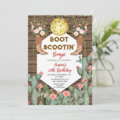 Invitation Boot Scootin' Boogie Disco Cowgirl 30e anniversair (Debout devant)