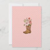 Invitation Boots and Bows Baby Girl Shower (Dos)