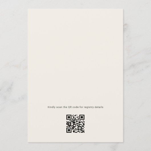 Invitation Boots and Bubbly QR Code Bow Bridal Shower (Dos)