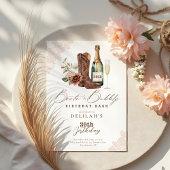 Invitation Boots & Bubbly Chic Cowgirl Wild Western Anniversa