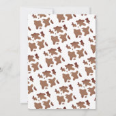 Invitation Boots Casquettes occidentaux de Cowboy Baby shower (Dos)