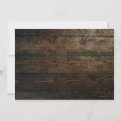 Invitation Boots Country Casquette & Barnwood Enregistrer La  (Dos)