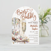 Invitation Boots et Bubbly Western Bride Wild West Country (Debout devant)