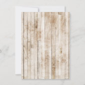 Invitation Boots et Bubbly Western Cowgirl Fête des mariées (Dos)