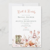 Invitation Boots et Fête des mariées Bubbly (Devant)