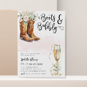 Invitation Boots & Fête des mariées Bubbly