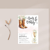 Invitation Boots & Fête des mariées Bubbly