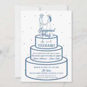 Invitation Boots Love & Buttercream Denim Mariage Occidental 