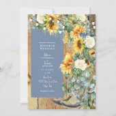 Invitation Boots Mariage cou rouge Boots chaîne Périwinkle (Devant)