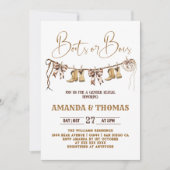 Invitation Boots or Bows Western Genre Reveve (Devant)