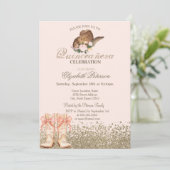 Invitation Boots Quinceañera (Debout devant)