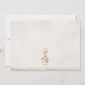 Invitation Boots rousses Brunch Fête des mariées Bubbly (Dos)