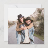 Invitation Boots rustiques Sunflower Bridal Showitation Invit (Dos)