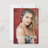 Invitation Boots rustiques Western Cowboy Graduation (Devant)