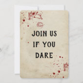 Invitation Booze Adult Vintage Skull Halloween Party (Dos)