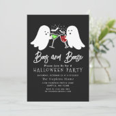 Invitation Booze Adulte Halloween Party Inv (Debout devant)