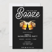 Invitation Booze Before I Do's Bachelor Bachelorette Party (Devant)