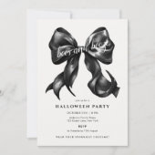 Invitation Booze Bow fête d'Halloween pour adultes (Devant)