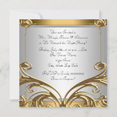 Invitation Booze et Schmooze (Dos)