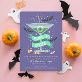 Invitation Booze Martini Halloween
